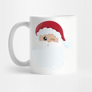 Santa Claus, Winking Santa, Santa Hat, Christmas Mug